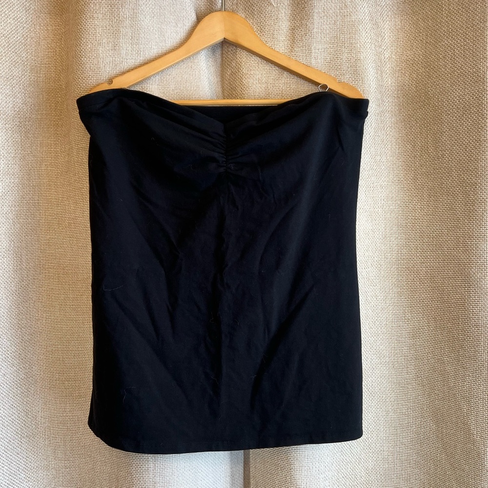 Torrid, black tube top, strapless, 2X